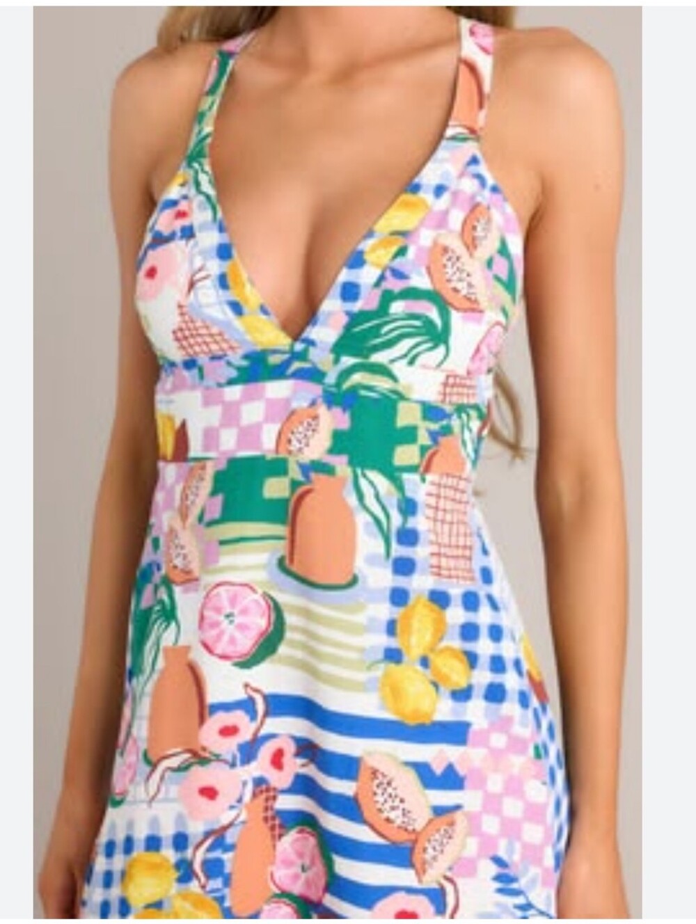 Minkpink Al Fresco Midi Dress - Picnic Print - Picture 9 of 11